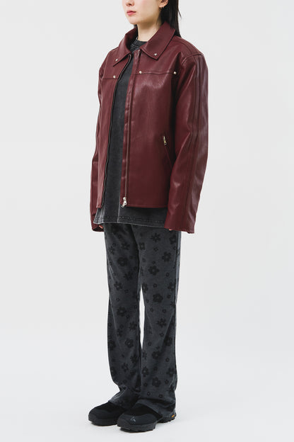 Star Stud Leather Jacket