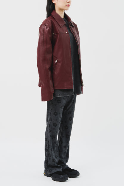 Star Stud Leather Jacket