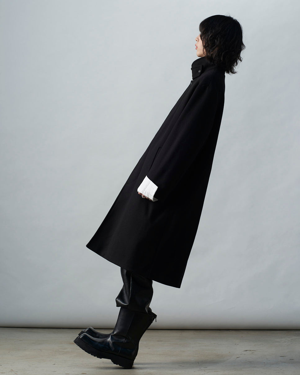 Hineck Quilted Wool Coat