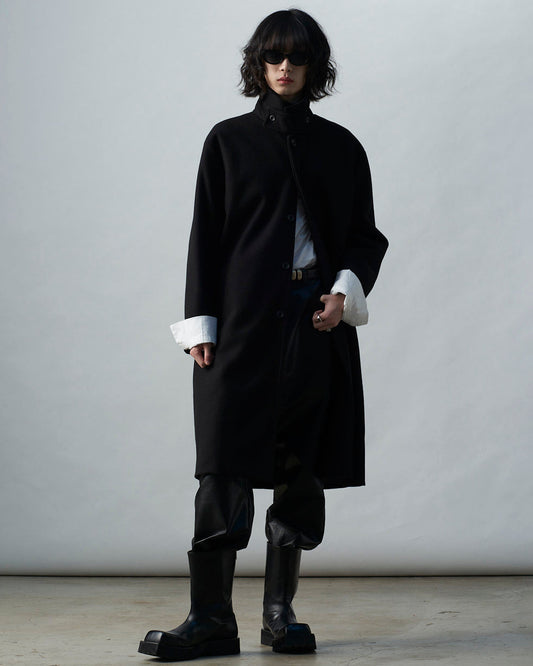 Hineck Quilted Wool Coat