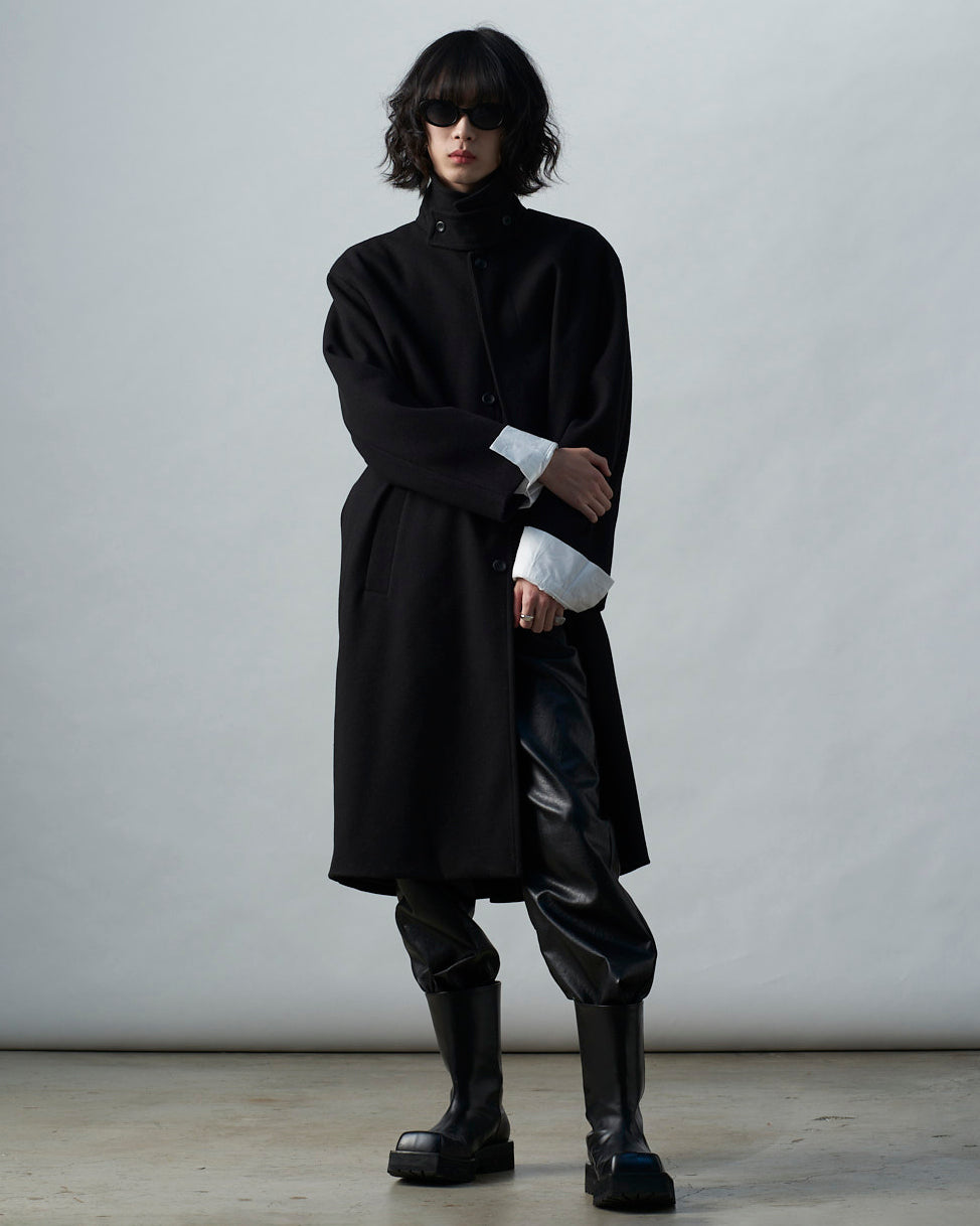 Hineck Quilted Wool Coat