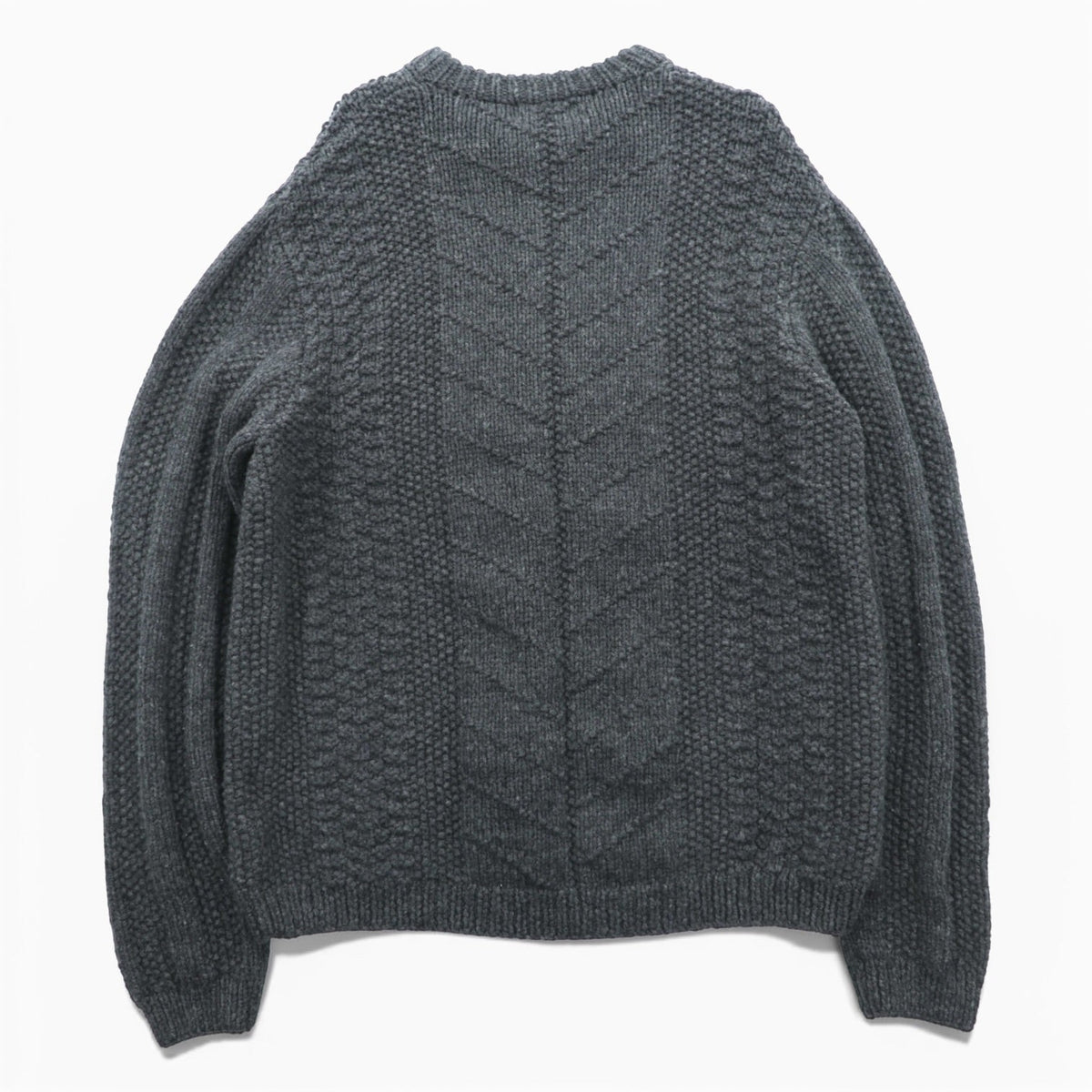 J.CREW 90s ケーブルニット グレー 商品画像3/8