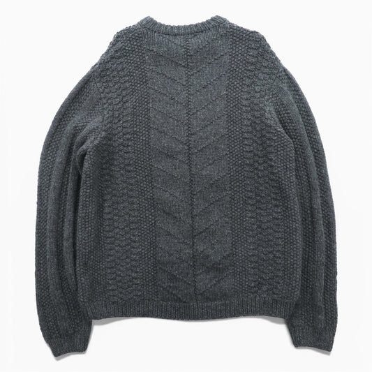 J.CREW 90s ケーブルニット グレー 商品画像3/8