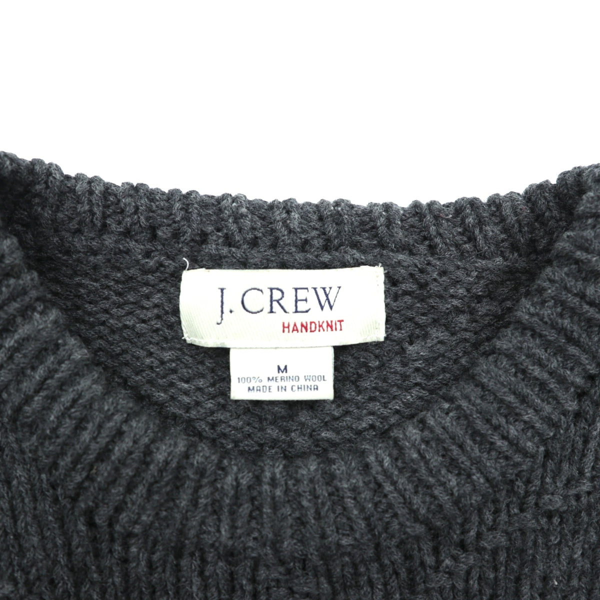 J.CREW 90s ケーブルニット グレー 商品画像4/8