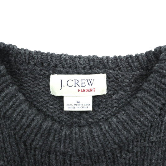 J.CREW 90s ケーブルニット グレー 商品画像4/8