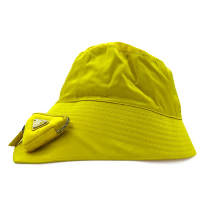 PRADA Re-Nylon bucket hat with triangle logo and mini pouch 2HC282 2DMI