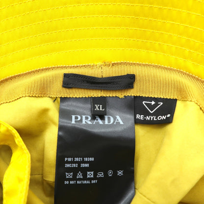 PRADA Re-Nylon bucket hat with triangle logo and mini pouch 2HC282 2DMI