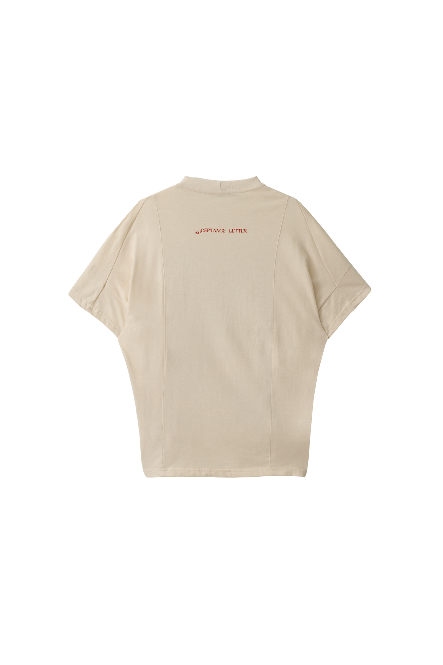 Meow Curve T-Shirt - Cream, Black