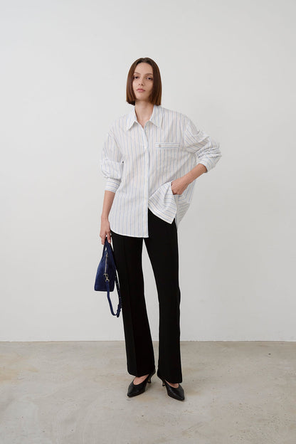 [HER&SHE 2025AW] A St. Stripe Shirt