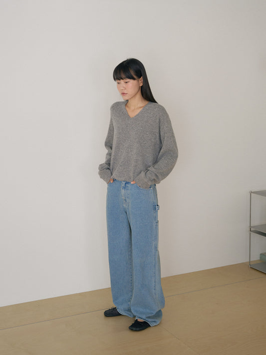 Indigo Denim Work Pants - Indigo 4
