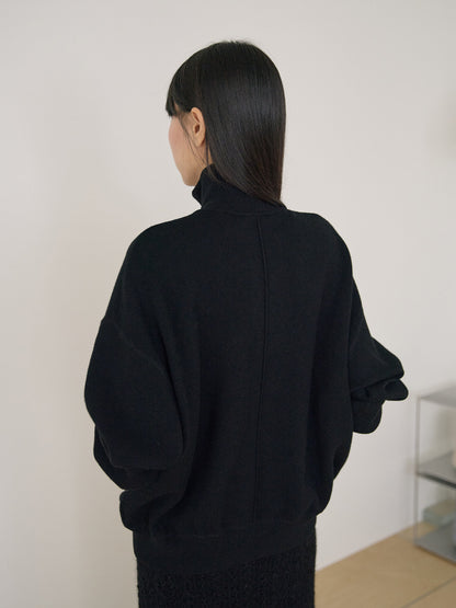 Ray Zip-up Cardigan - Black 7