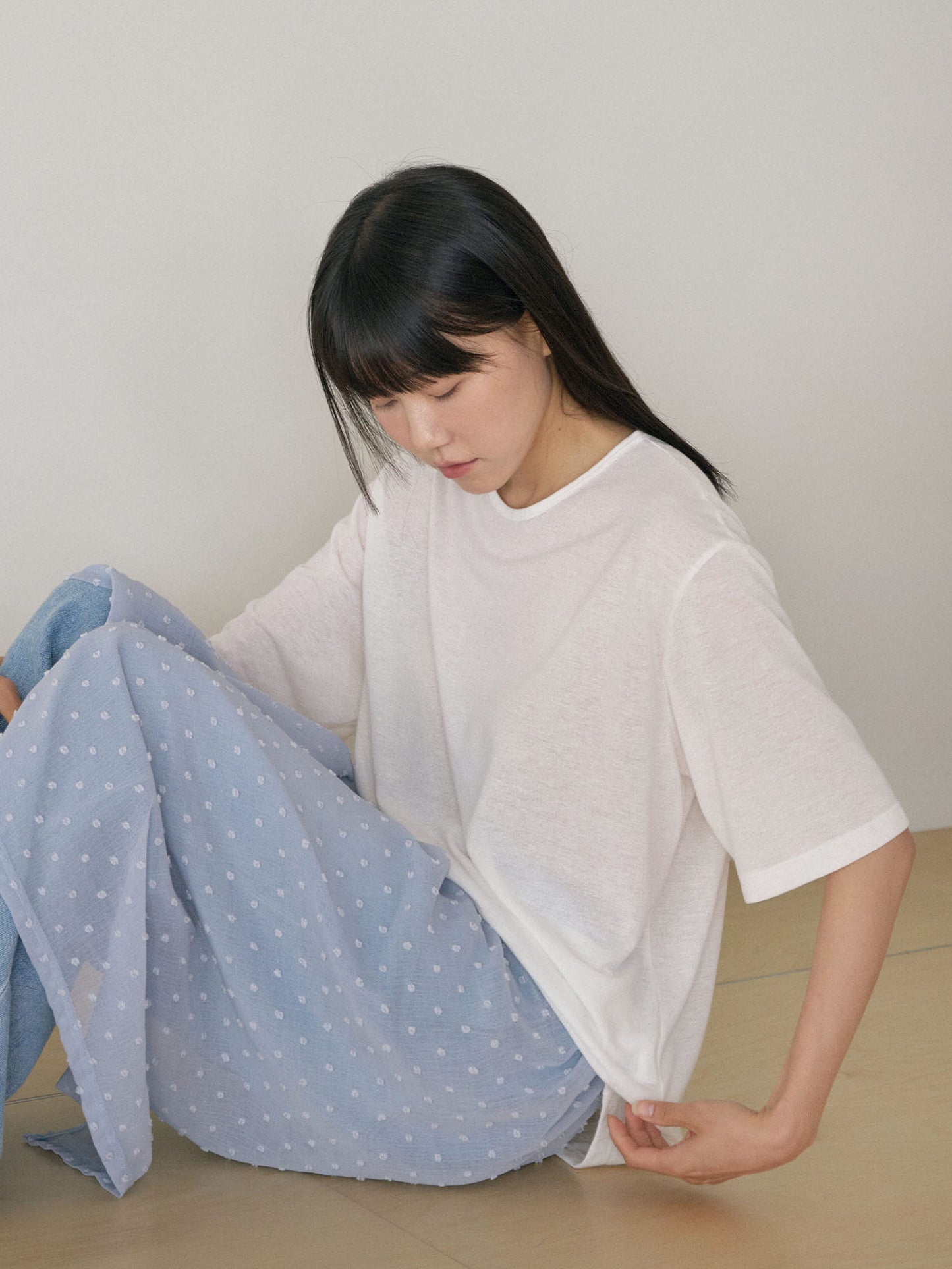 Linen Loose Short Sleeve - Ivory