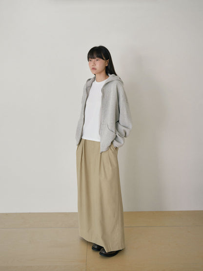 Current Waffle Hoodie Zip-up - Light Gray 6
