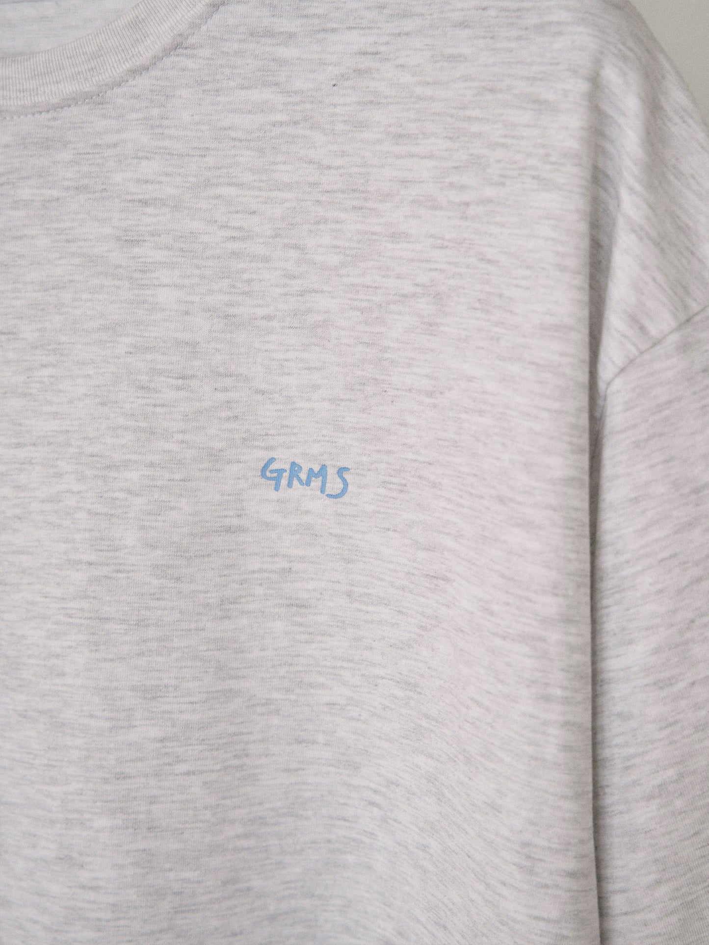 Dot Printing Short Sleeve - Light Gray