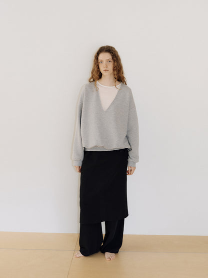 Skirt Overlay Pants - Black 5