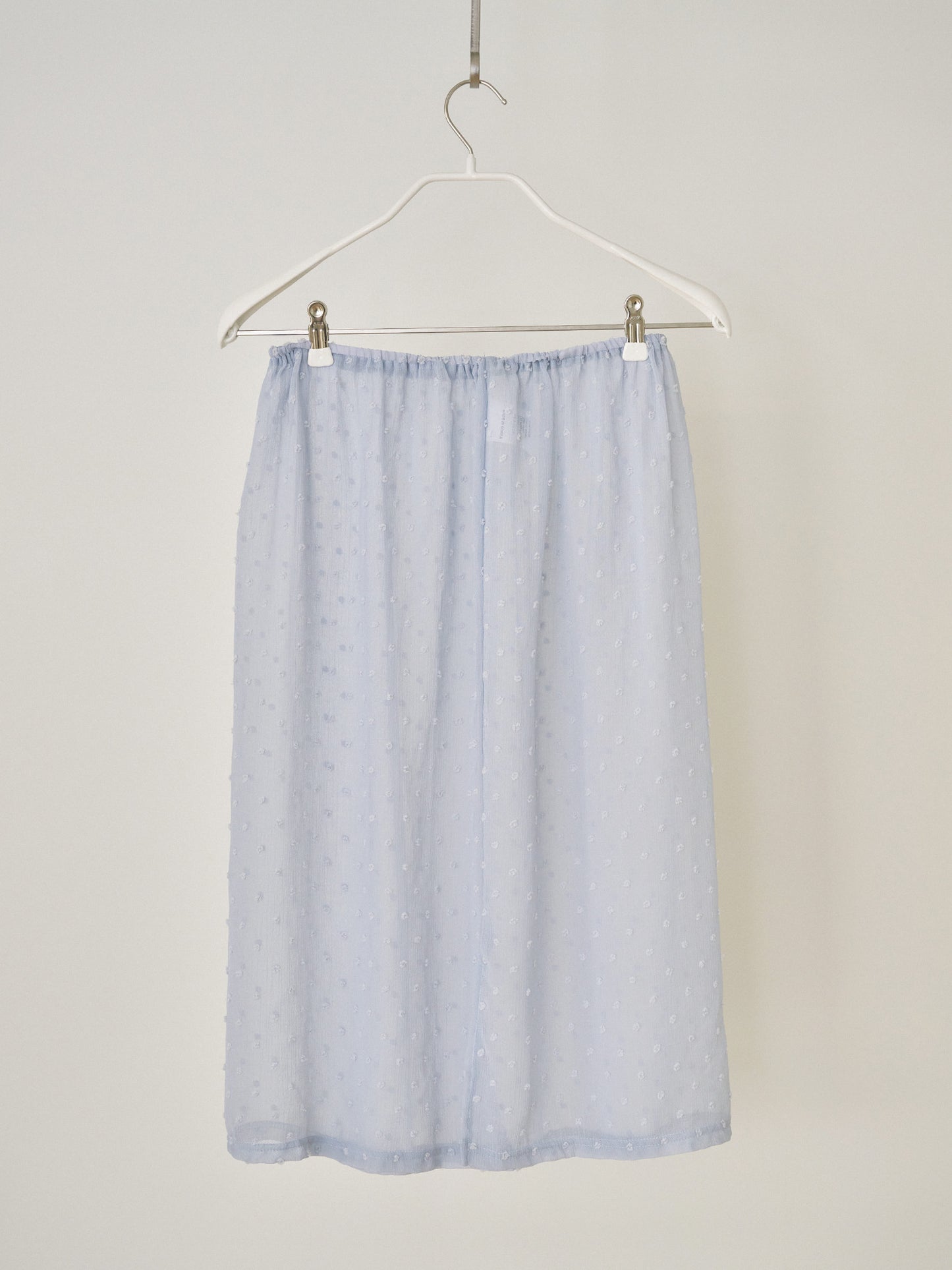 Dot Slit Skirt - Blue