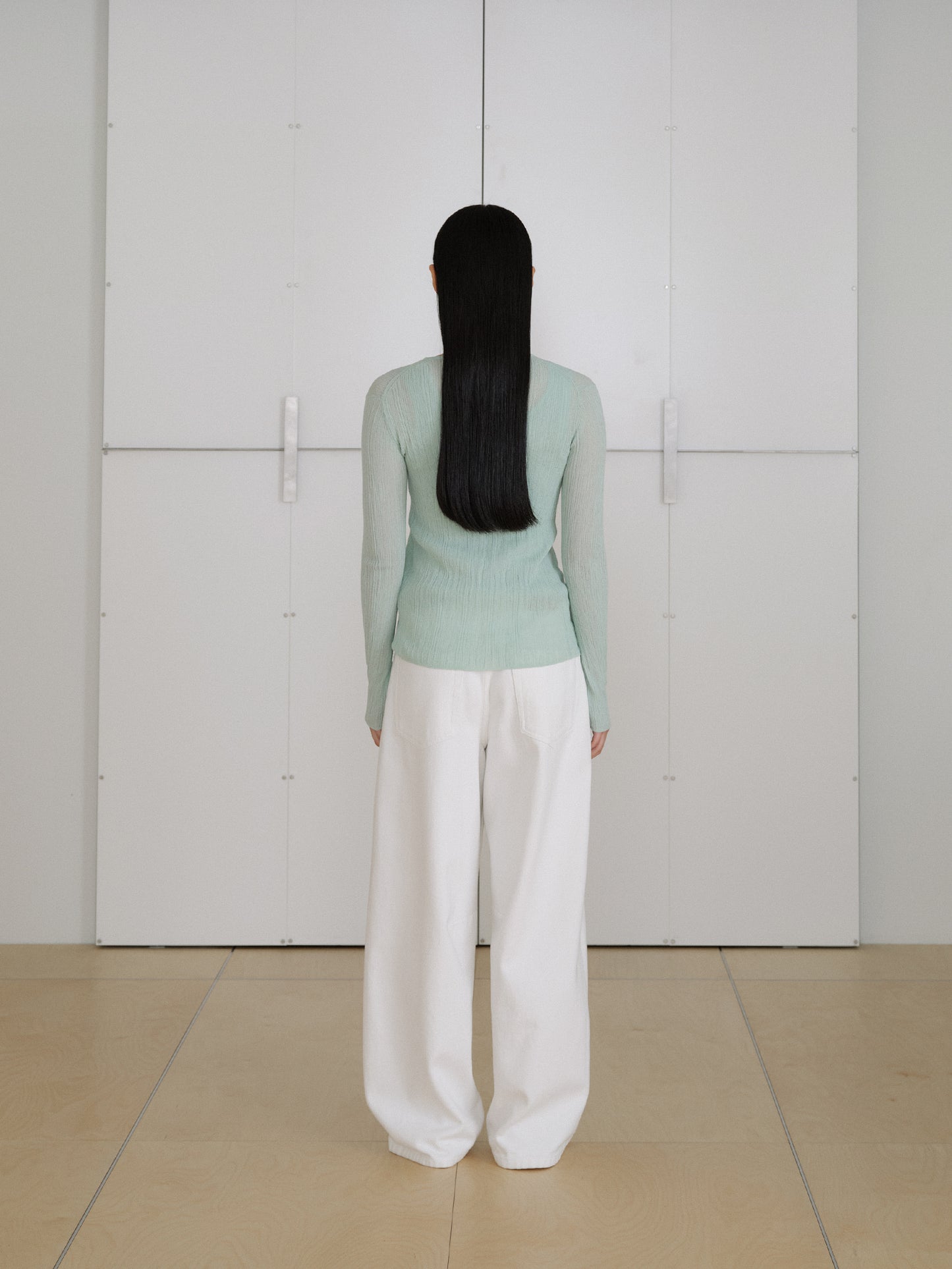 Multi Rib Cardigan - Mint