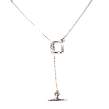 [SUMMER TAG SOL] HANGUL MO ESG SILVER NECKLACE