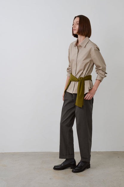 【HER&SHE 2025AW】Creamy Cotton Pants