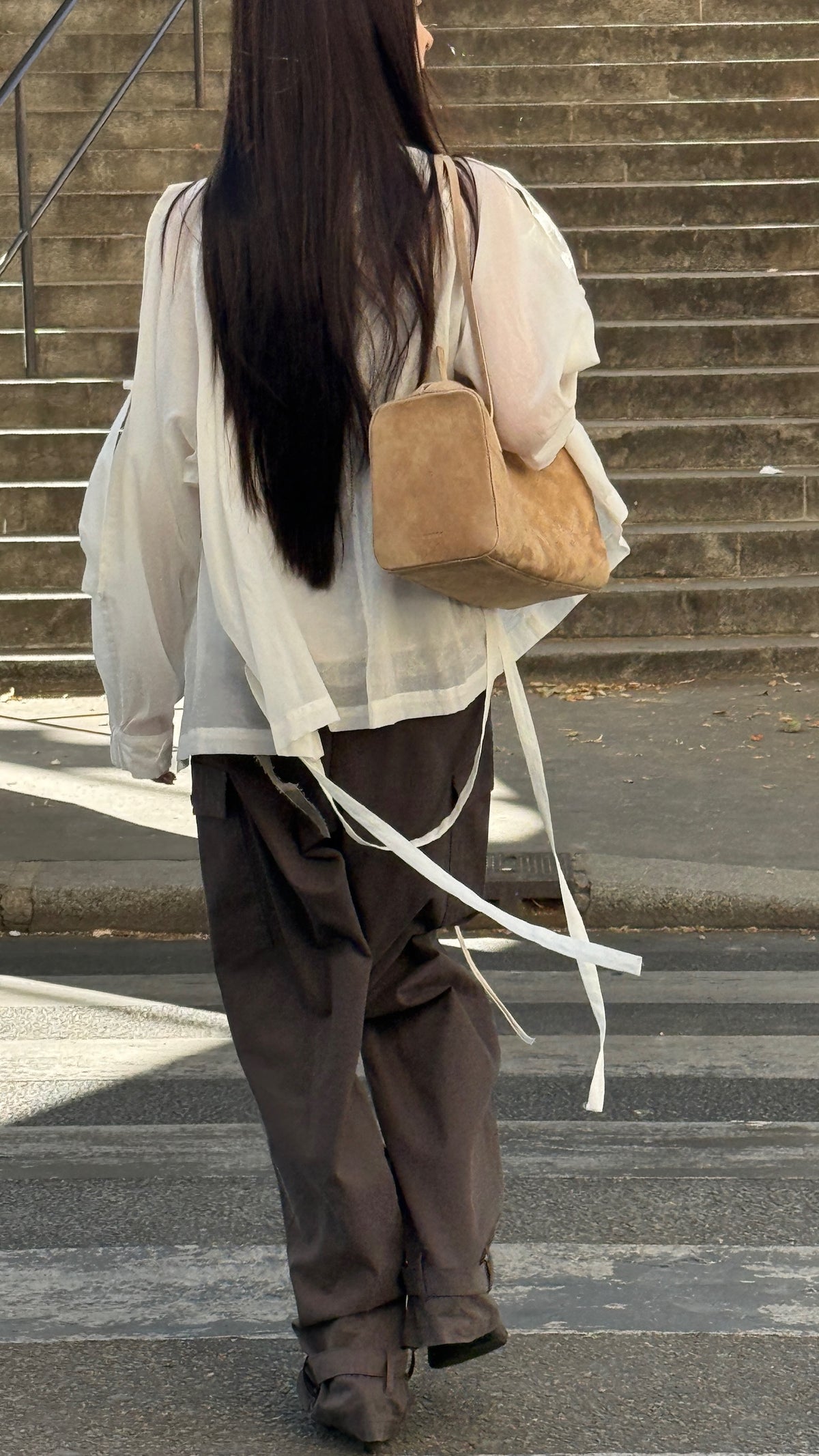 Quilted Suede Bag