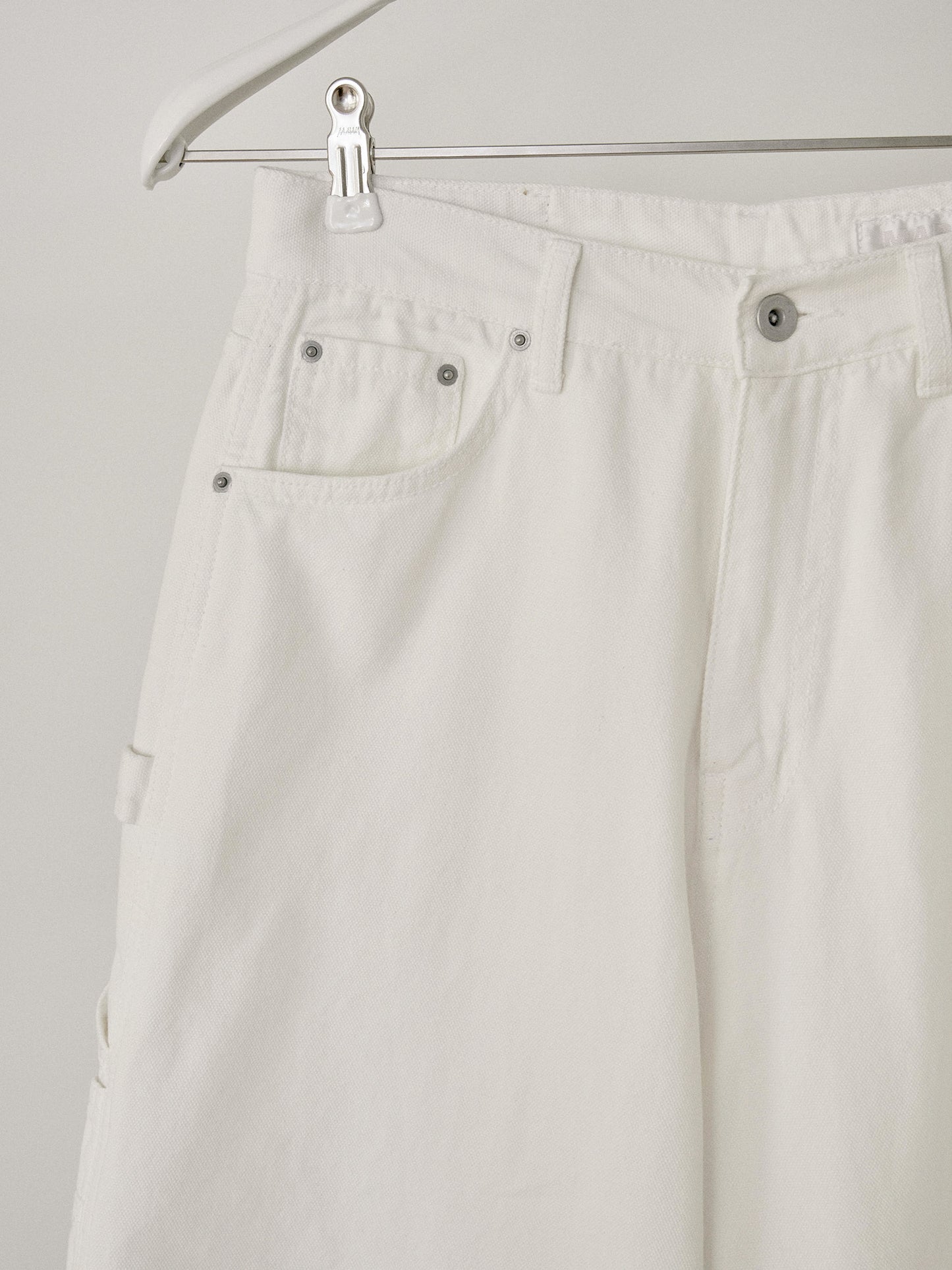 Oxford Work Half Pants - Ivory