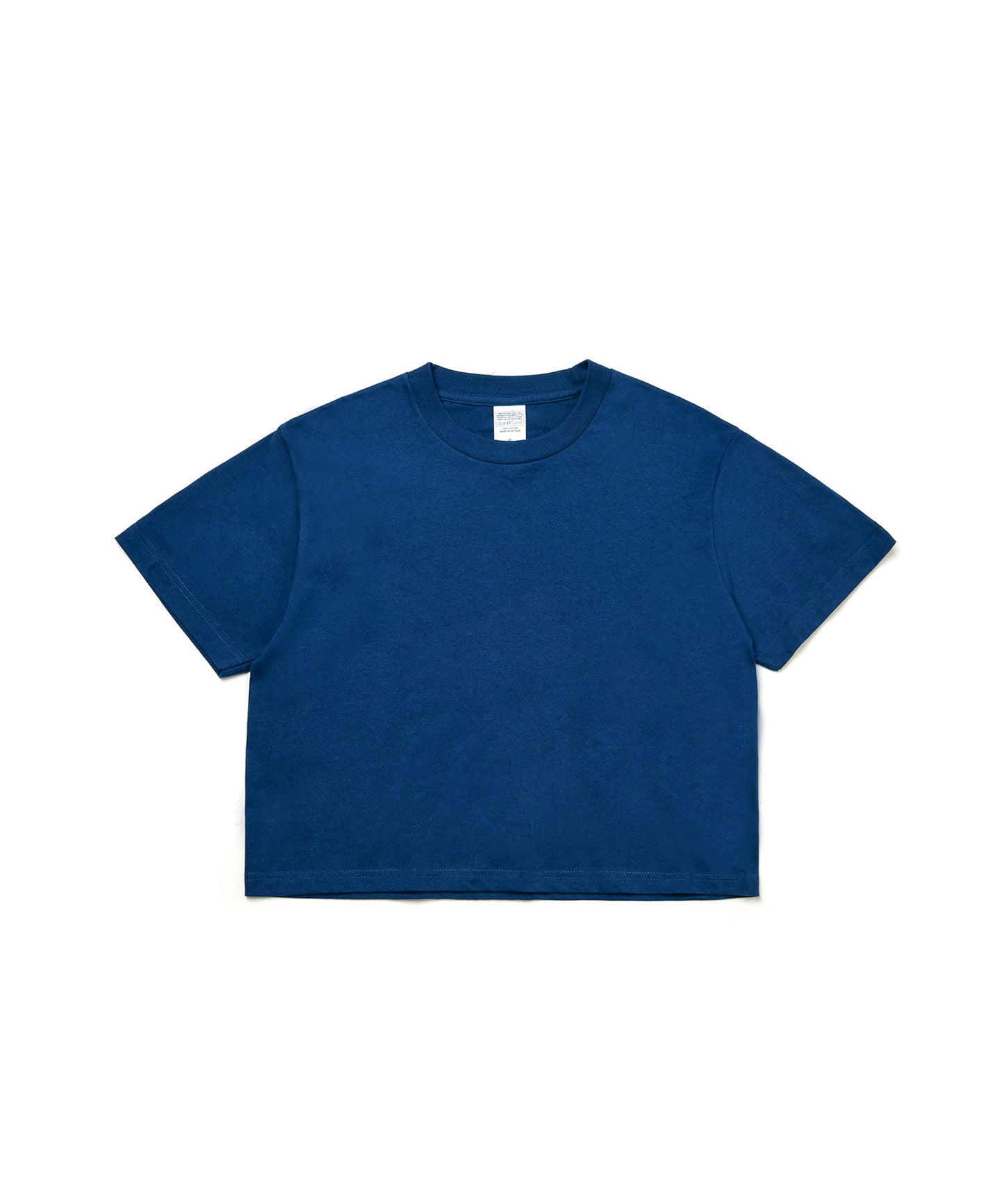 【C Wear シーウエア】 Oversized Crop T-Shirt Navy