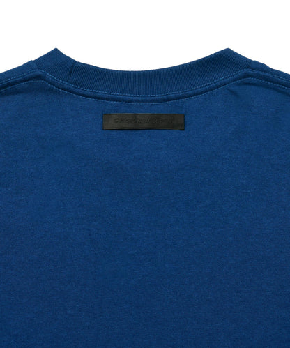【C Wear シーウエア】 Oversized Crop T-Shirt Navy
