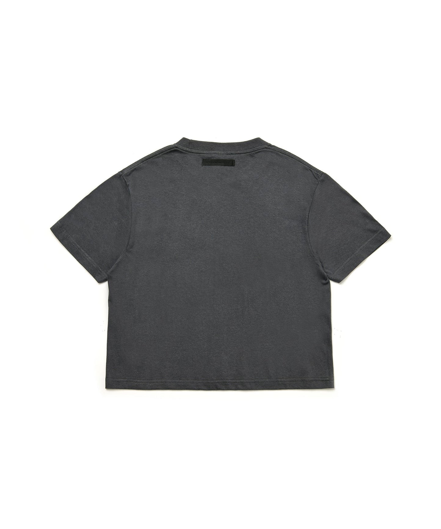 【C Wear シーウエア】 Oversized Crop T-Shirt Charcoal