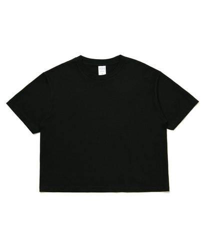 【C Wear シーウエア】 Oversized Crop T-Shirt Black