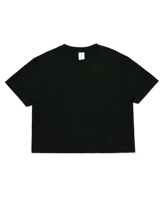 【C Wear シーウエア】 Oversized Crop T-Shirt Black