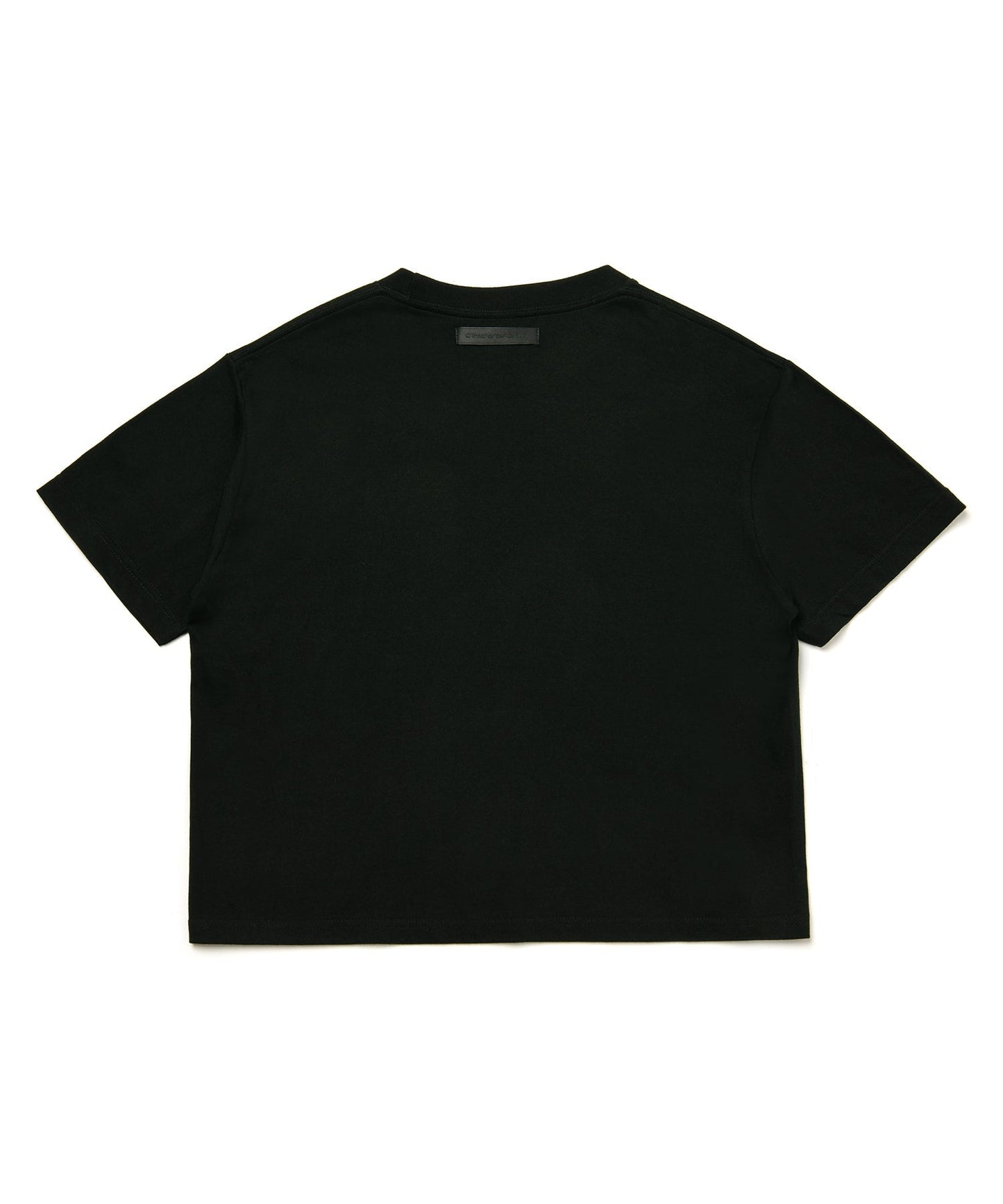 【C Wear シーウエア】 Oversized Crop T-Shirt Black