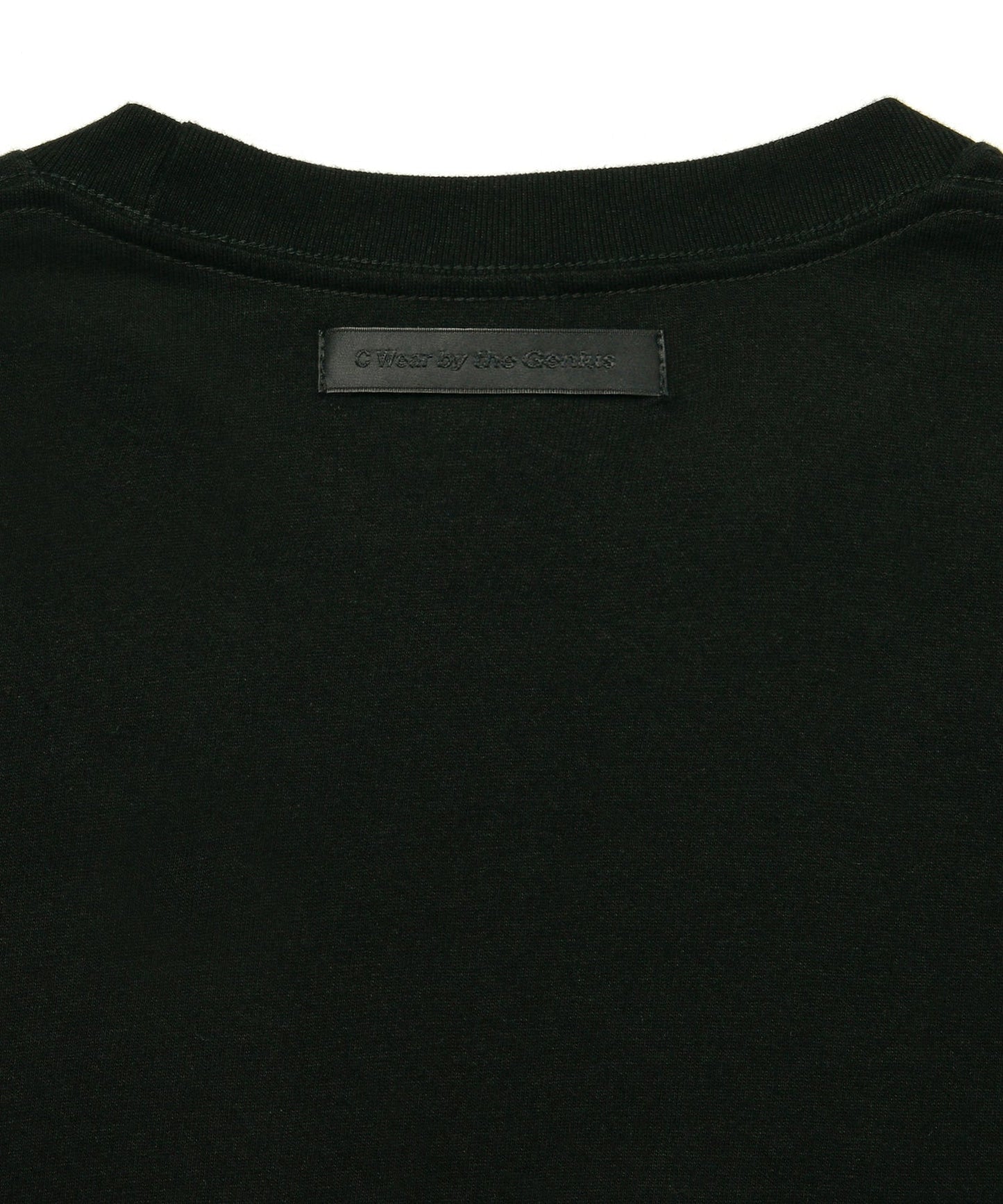 【C Wear シーウエア】 Oversized Crop T-Shirt Black