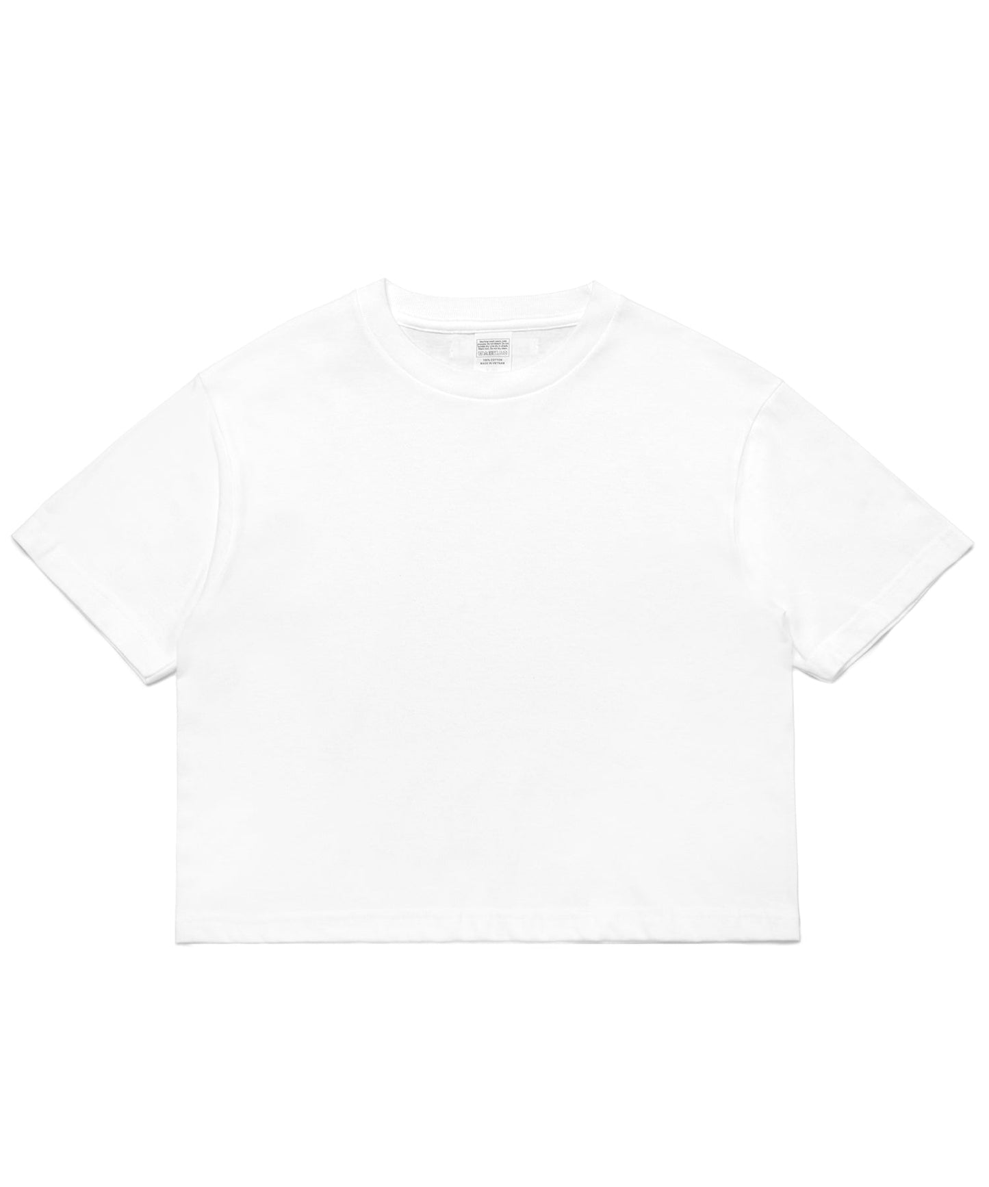 【C Wear シーウエア】 Oversized Crop T-Shirt White