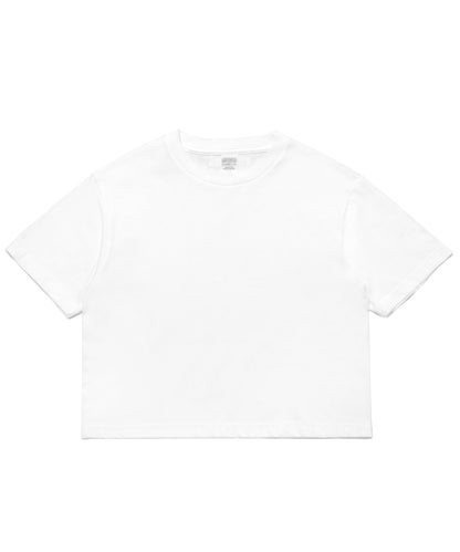 【C Wear シーウエア】 Oversized Crop T-Shirt White