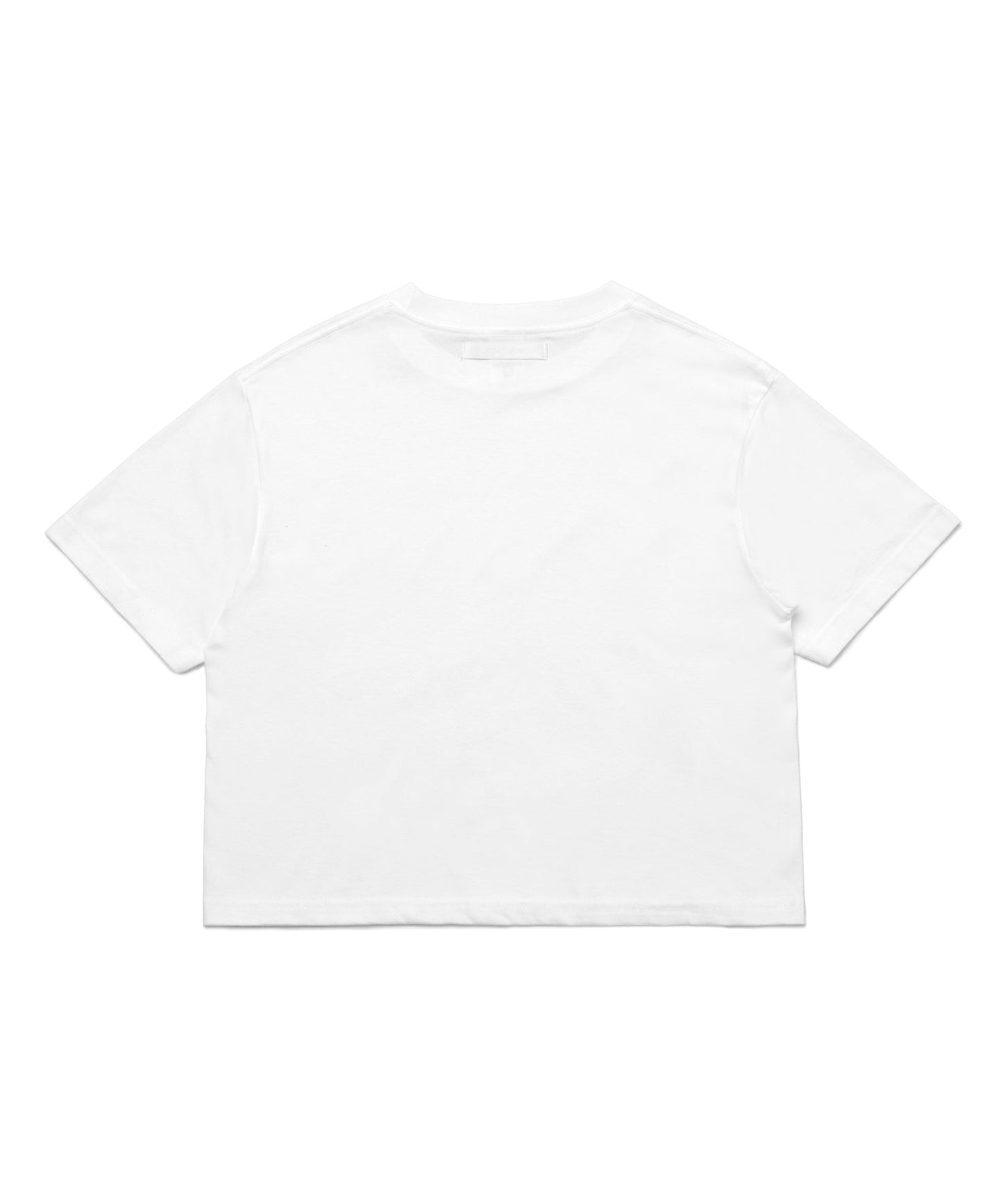 【C Wear シーウエア】 Oversized Crop T-Shirt White