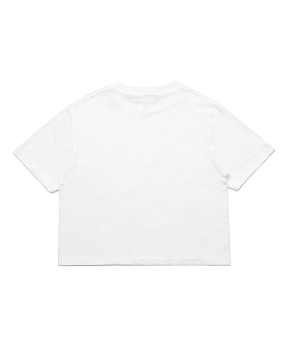 【C Wear シーウエア】 Oversized Crop T-Shirt White