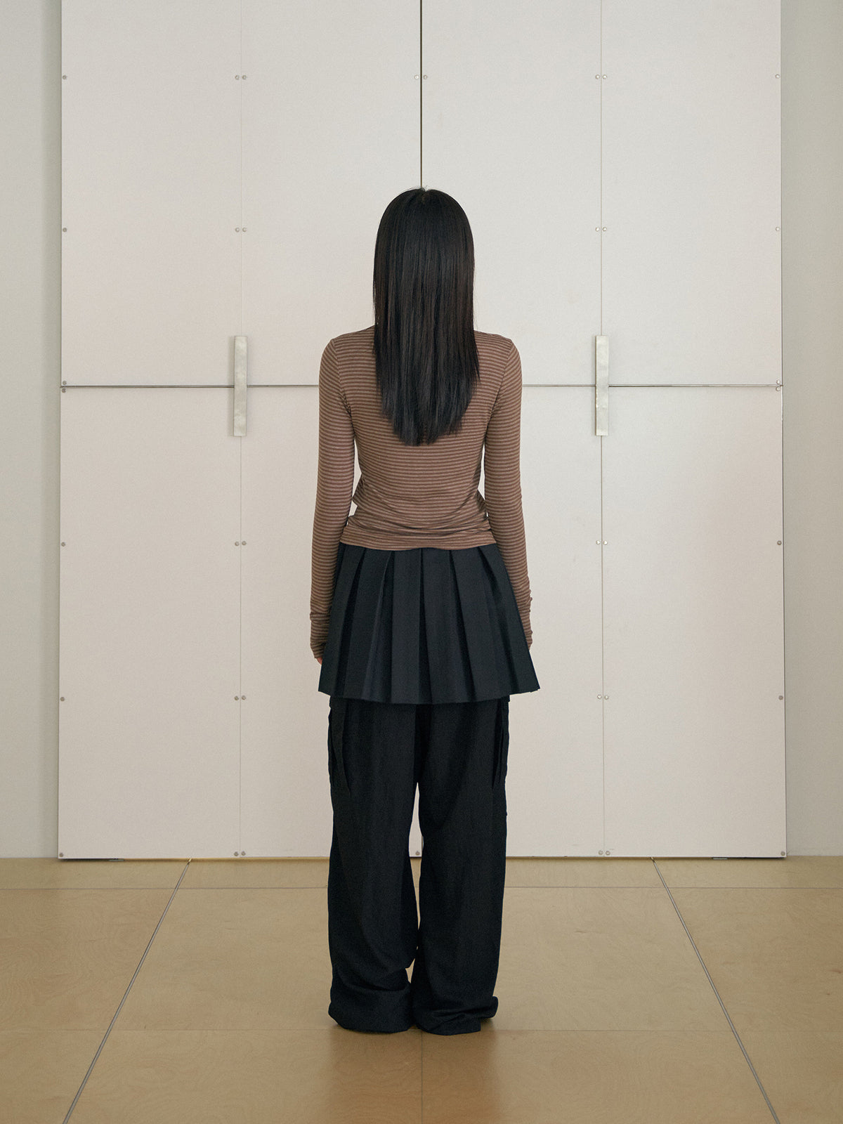 MARAN Rib Stripe Long Sleeve - Brown 商品画像16/21