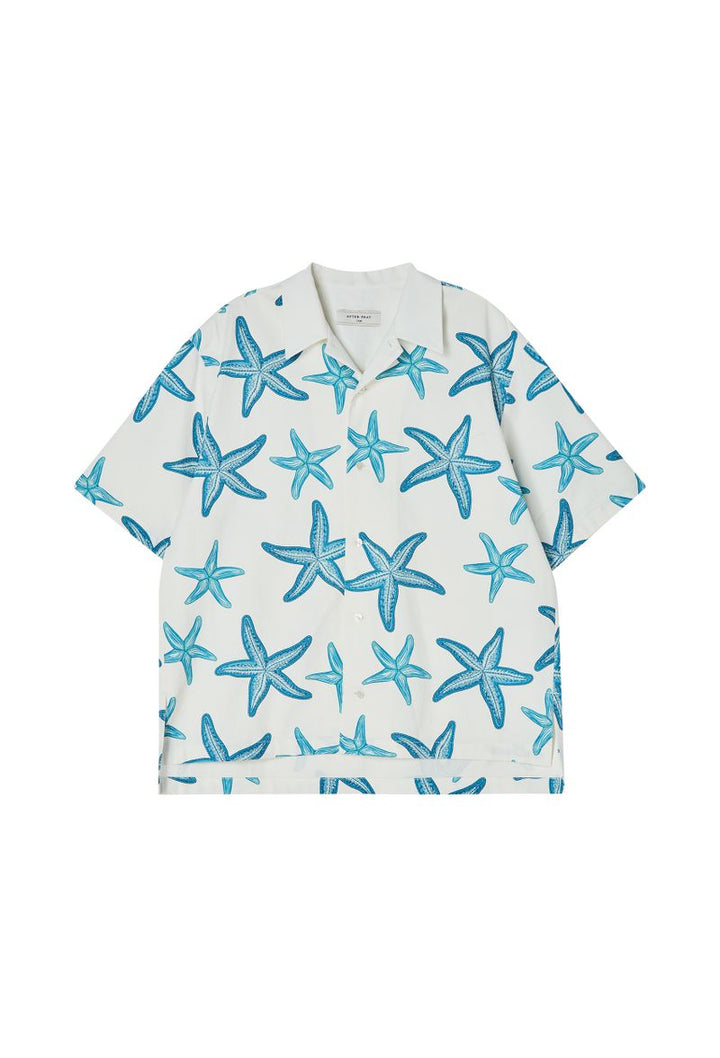 [Pre-Order] AFTER PRAY - [Scheduled to ship from early December to the end of January] STARFISH OPEN COLLAR HALF SHIRTS Starfish open collar half shirt - 241WSH208 
