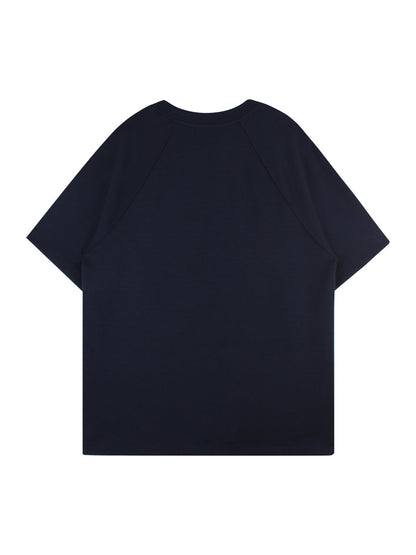 【HER&SHE 2025AW】Double-faced symbol Raglan T-shirt (25 F/W)