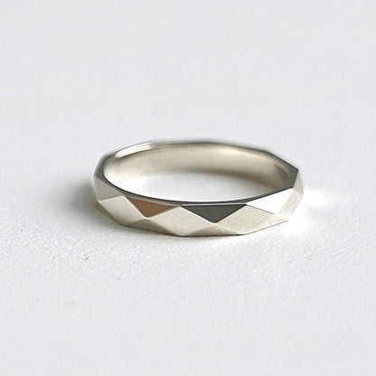 [SUMMER TAG SOL] CHESS PATTERN SILVER RING
