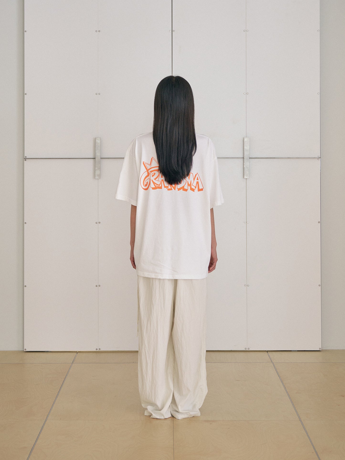 Granma Printing Short Sleeve - Ivory