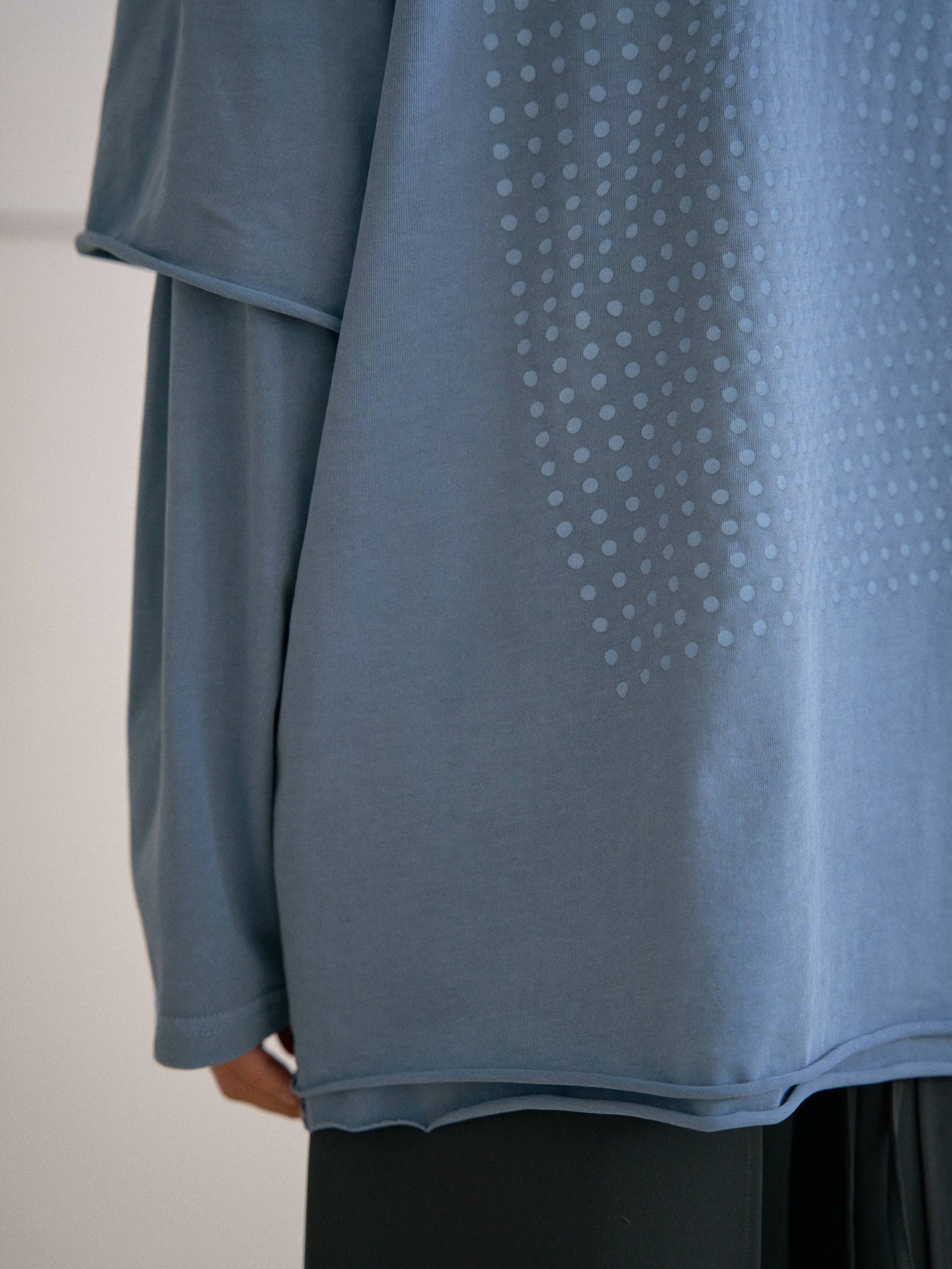 Pigment Layered Long Sleeve - Blue