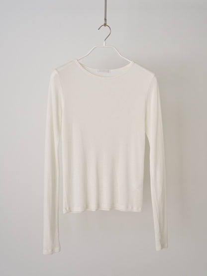 MARAN Finger Hole Long Sleeve - Ivory 商品画像18/21