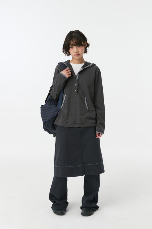 CONTRAST BACKPACK, NAVY CHECK