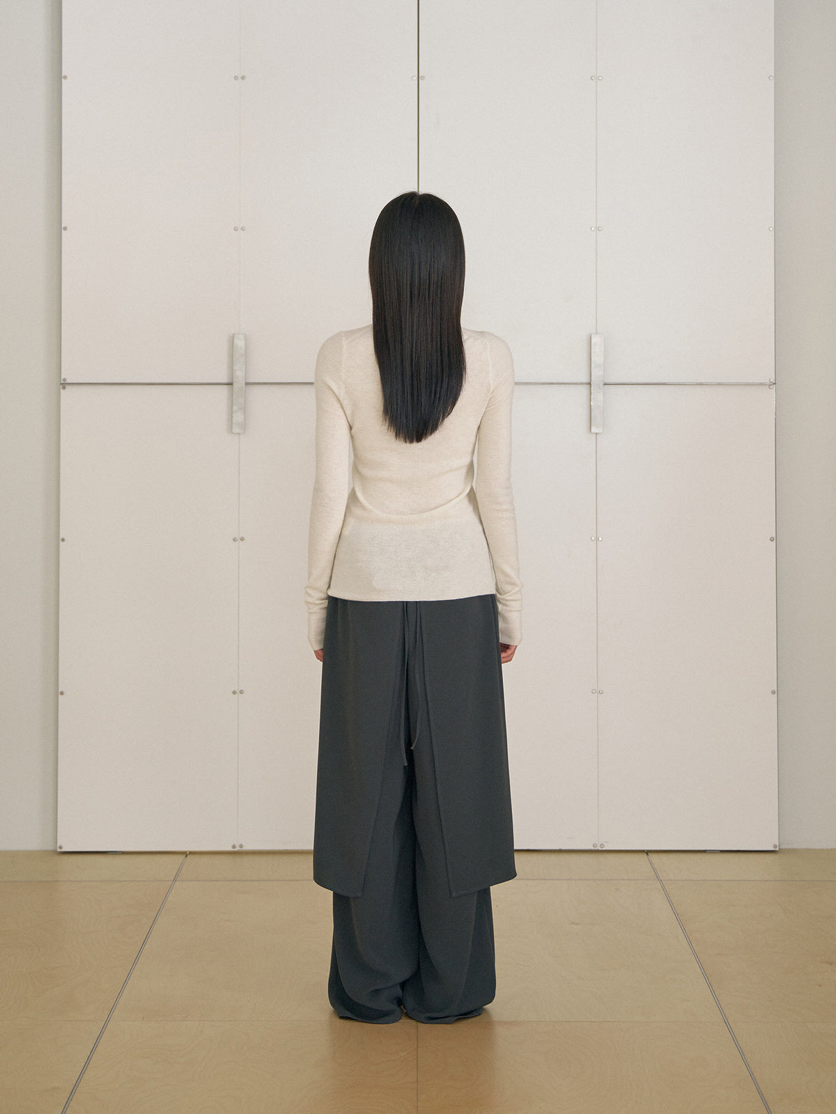 MARAN Alpaca Button Cardigan - Ivory 商品画像16/21