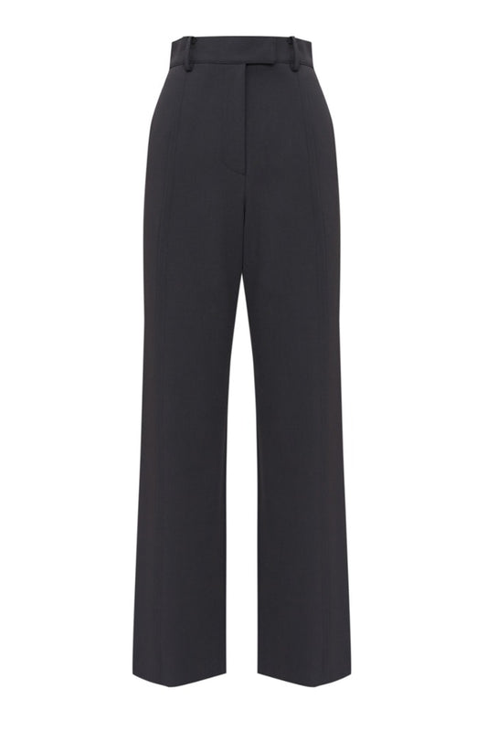 【MORE THAN YESTERDAY】Pintuck Line Wide-leg Trousers