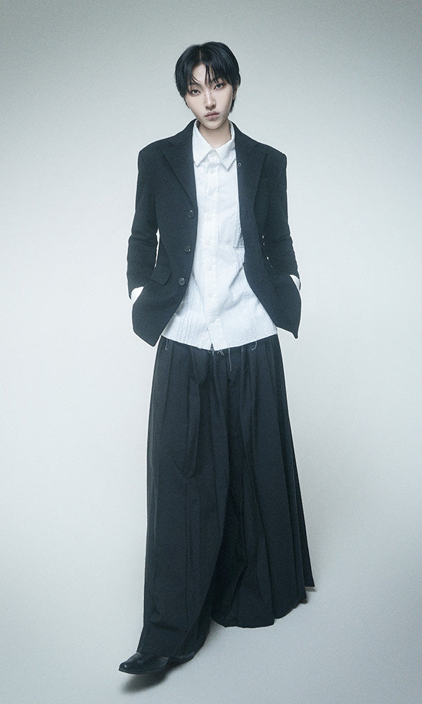 Reculer Back button single jacket(ブラック) 商品画像4/6
