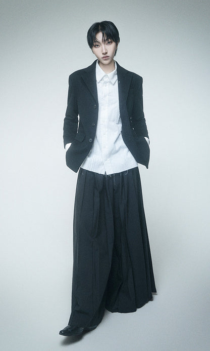 Reculer Back button single jacket(ブラック) 商品画像4/6