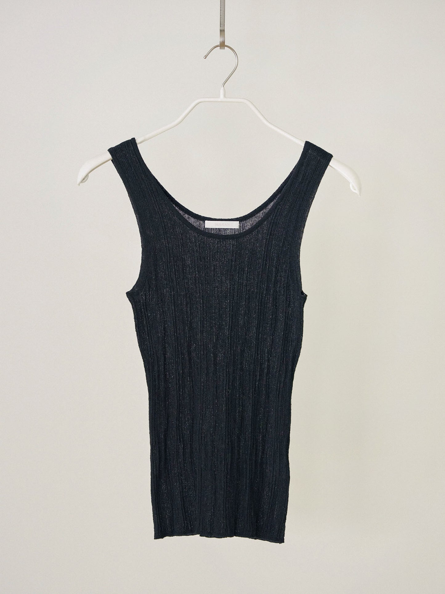Multi Rib Sleeveless - Black