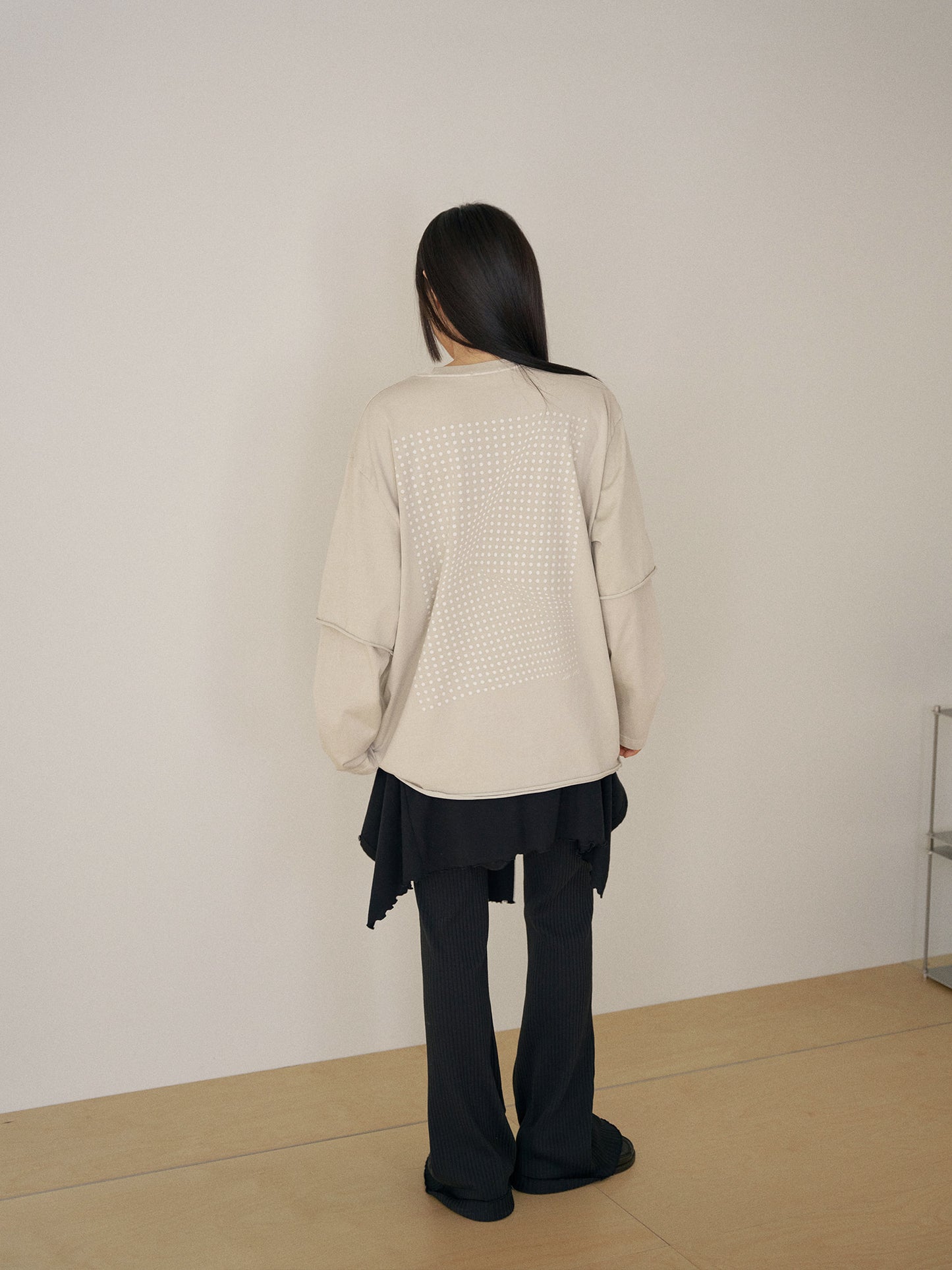 Pigment Layered Long Sleeve - Beige